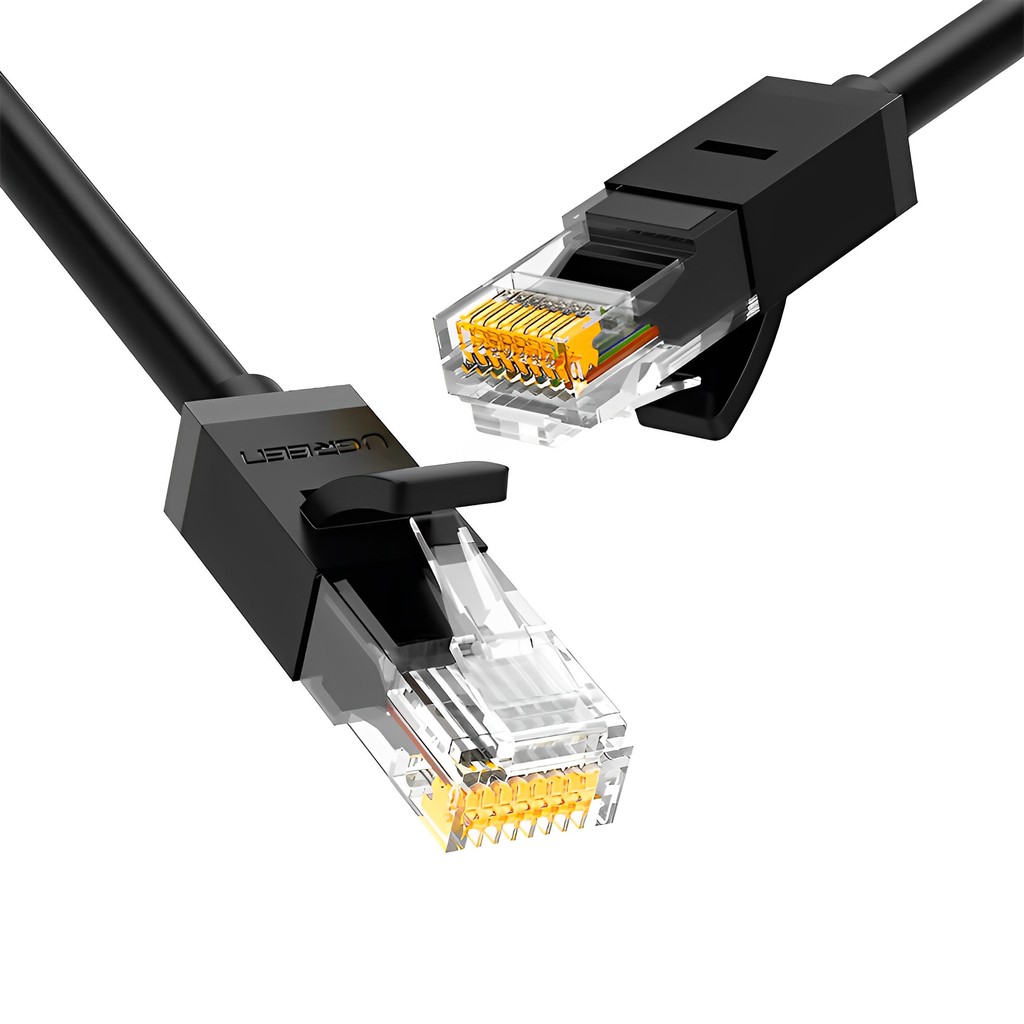 Cabo de Rede Rj45 Ugreen Cat6 Utp Macho 1.5 Metros Preto Cabo de Rede Rj45 Ugreen Cat6 Utp Macho 1.5 Metros Preto