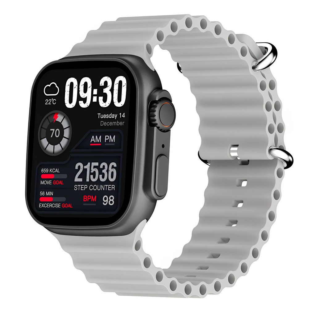 Relógio Smartwatch Zwear Zl67 BT 5.2 Tela 1.93 pol Prata Relógio Smartwatch Zwear Zl67 BT 5.2 Tela 1.93 pol Prata