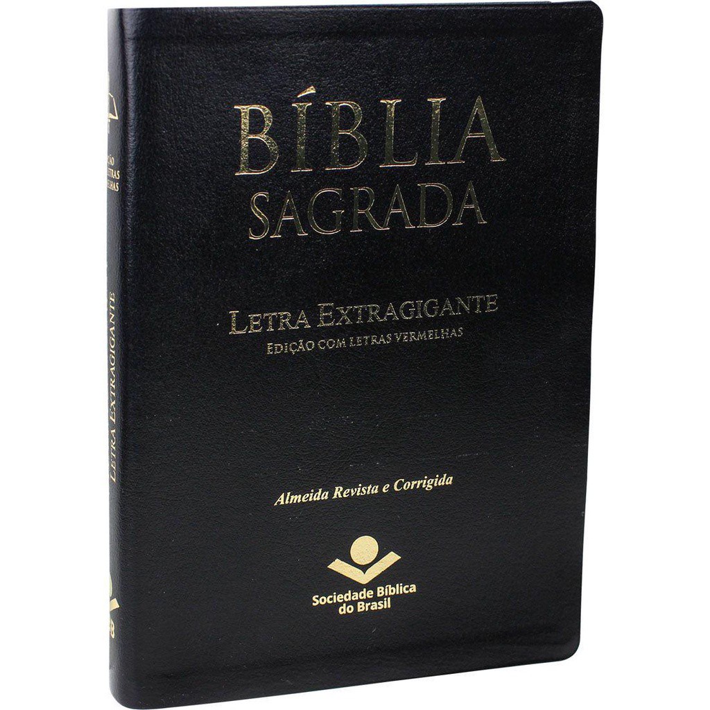 Bíblia Sagrada RC Letra Extragigante Com as Palavras de Jesus em Vermelho e índice – Preta Bíblia Sagrada RC Letra Extragigante Com as Palavras de Jesus em Vermelho e índice – Preta