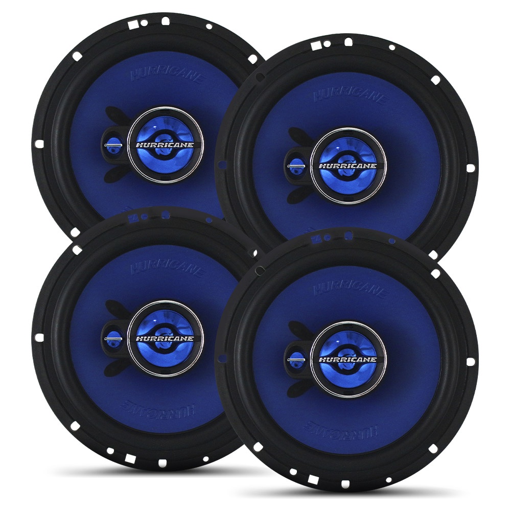 Kit 2 Pares Alto Falante 6 Polegadas 100w Rms Triak 6 Triaxial Hurricane Kit Fácil 200w Rms 400w Pico Kit 2 Pares Alto Falante 6 Polegadas 100w Rms Triak 6 Triaxial Hurricane Kit Fácil 200w Rms 400w Pico