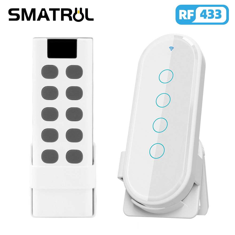 SMATRUL Smart home Novo 433MHz 8 Botão EV1527 Código Chave De Controle Remoto Transmissor RF De Alta Potência E Oito Teclas Sem Fio Com Tampa push SMATRUL Smart home Novo 433MHz 8 Botão EV1527 Código Chave De Controle Remoto Transmissor RF De Alta Potência E Oito Teclas Sem Fio Com Tampa push
