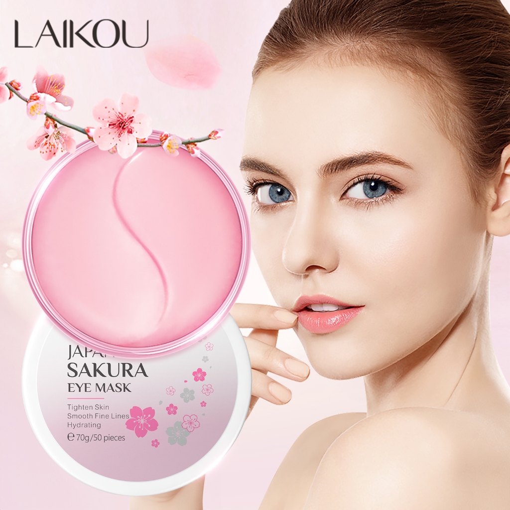 LAIKOU Sakura Máscara Olho Para Redução/Círculos Escuros/Rugas 25 Pares LAIKOU Sakura Máscara Olho Para Redução/Círculos Escuros/Rugas 25 Pares