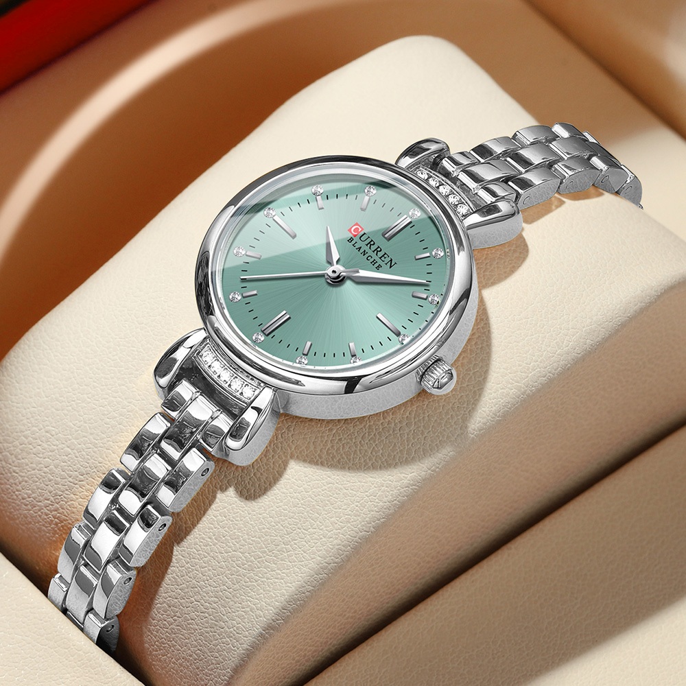 CURREN New Women’s Watch Marca Original Correia De Aço Inoxidável Pequena Discagem Moda Quartzo Impermeável 9098 XS CURREN New Women’s Watch Marca Original Correia De Aço Inoxidável Pequena Discagem Moda Quartzo Impermeável 9098 XS