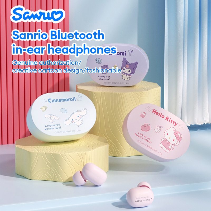 Sanrio HX-15 Fones De Ouvido Bluetooth Sem Fio Alta Fidelidade Qualidade Som Portátil Leve Sanrio HX-15 Fones De Ouvido Bluetooth Sem Fio Alta Fidelidade Qualidade Som Portátil Leve