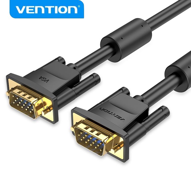 Vention Cabo VGA 1080P HD 15PIN Macho Para Adaptador Conversor PC Laptop TV Porjector Vention Cabo VGA 1080P HD 15PIN Macho Para Adaptador Conversor PC Laptop TV Porjector