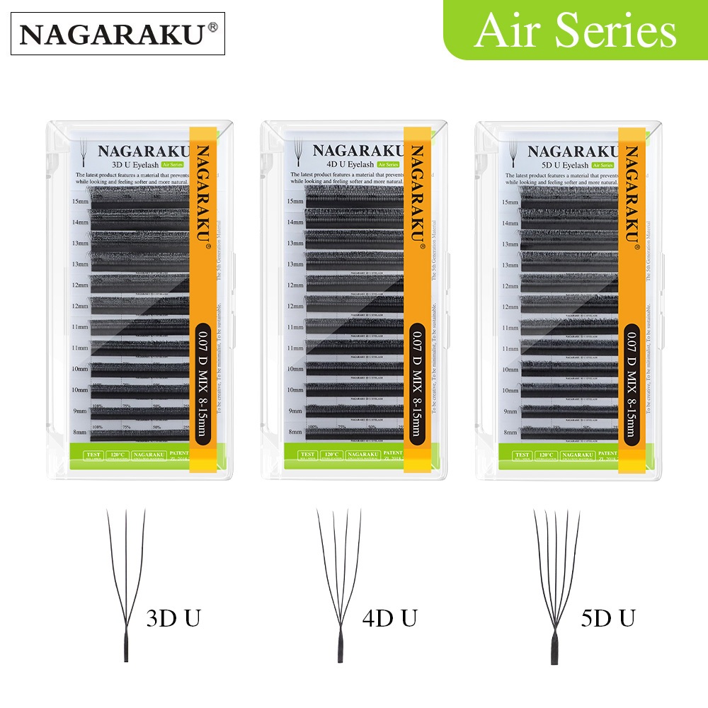 NAGARAKU U Shape 3D 4D 5D Suave Luz Natural Extensões De Cílios Fofo Vison Pele Falso Paralelo Maquiagem Suprimentos NAGARAKU U Shape 3D 4D 5D Suave Luz Natural Extensões De Cílios Fofo Vison Pele Falso Paralelo Maquiagem Suprimentos
