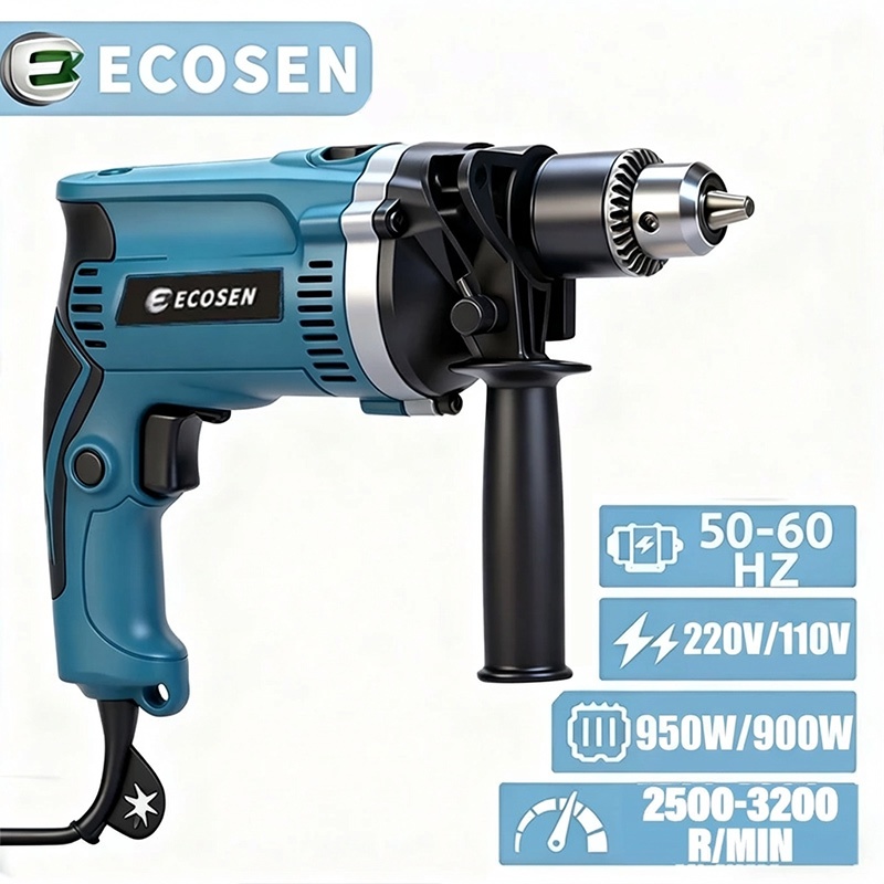 Furadeira Elétrica Auto Reverso de Impacto Parafusadeira Drill 13MM 900w Super potente de Mão Furadeira Elétrica Auto Reverso de Impacto Parafusadeira Drill 13MM 900w Super potente de Mão