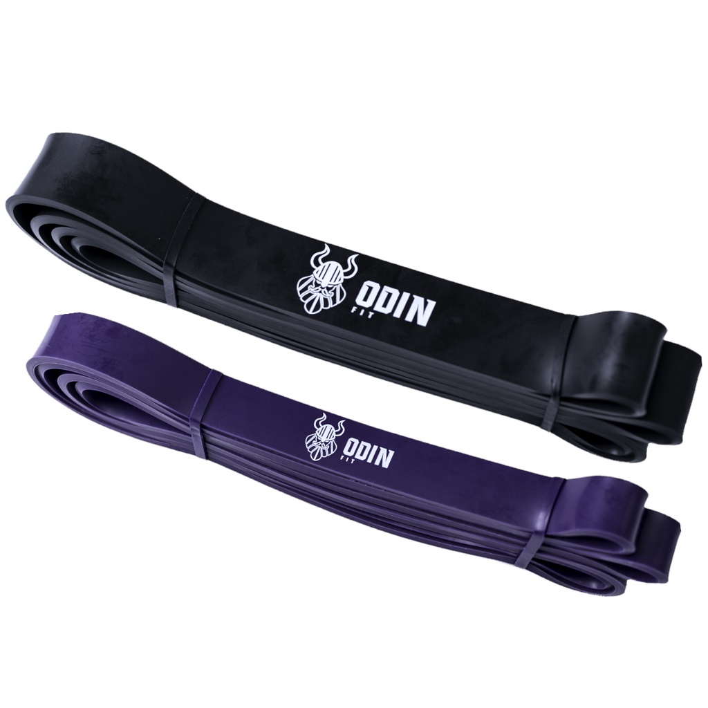 Kit Super Band Média Forte Extensor Elástico Power Odin Fit Kit Super Band Média Forte Extensor Elástico Power Odin Fit