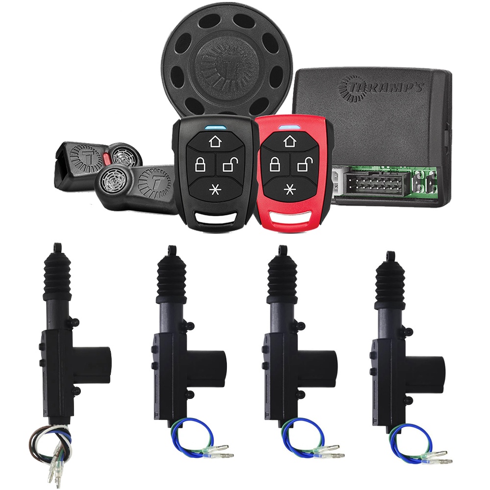 Alarme Automotivo Tarsafe Carro + Trava Eletrica 4 Portas TW20 G4