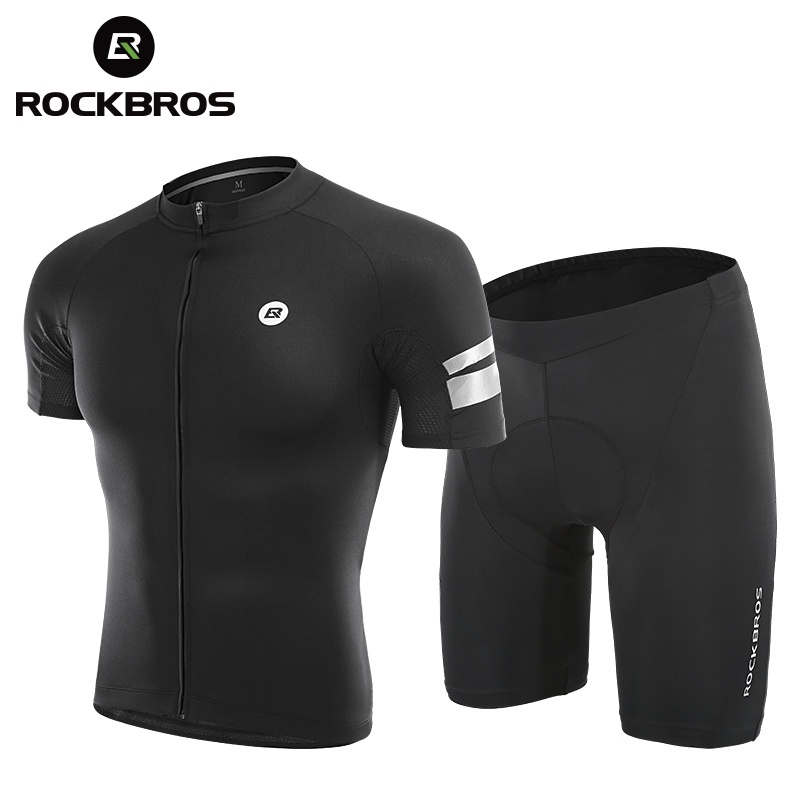ROCKBROS Jersey Shorts Verão Ciclismo Homens Mulheres Camiseta MTB Bicicleta De Estrada Respirável Roupas De Equipamento De ROCKBROS Jersey Shorts Verão Ciclismo Homens Mulheres Camiseta MTB Bicicleta De Estrada Respirável Roupas De Equipamento De