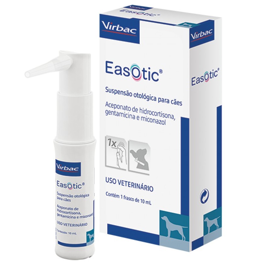 Easotic 10mL – 1 Frasco – Suspensão Otológica P/ Cães Easotic 10mL – 1 Frasco – Suspensão Otológica P/ Cães