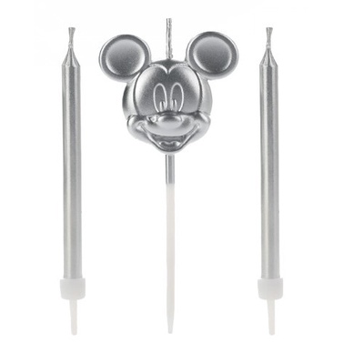 Vela Mickey Rosto Prata Disney – Rizzo Vela Mickey Rosto Prata Disney – Rizzo