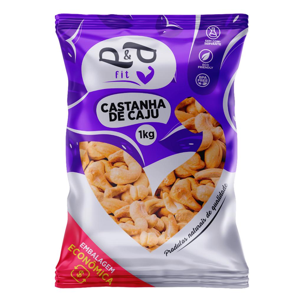 Castanha de Caju 1Kg (Com ou sem Sal) – P&P Castanha de Caju 1Kg (Com ou sem Sal) – P&P