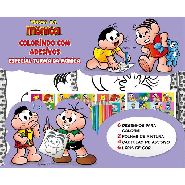 Turma da Mônica – Colorindo com Adesivos Turma da Mônica – Colorindo com Adesivos