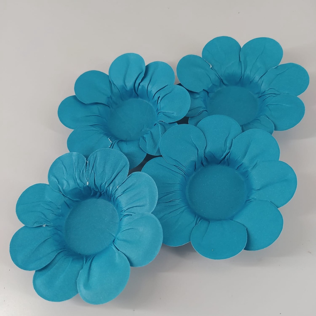 50 Forminhas MARGARIDA AZUL PAVÃO Para Doces Finos de Casamentos e Aniversários e Debutantes Decorativos 50 Forminhas MARGARIDA AZUL PAVÃO Para Doces Finos de Casamentos e Aniversários e Debutantes Decorativos