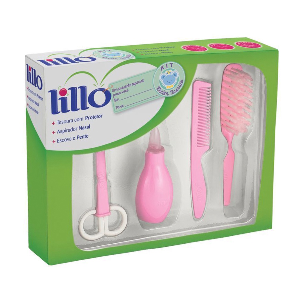Kit De Higiene Para Recém Nascido Rosa – Lillo Kit De Higiene Para Recém Nascido Rosa – Lillo