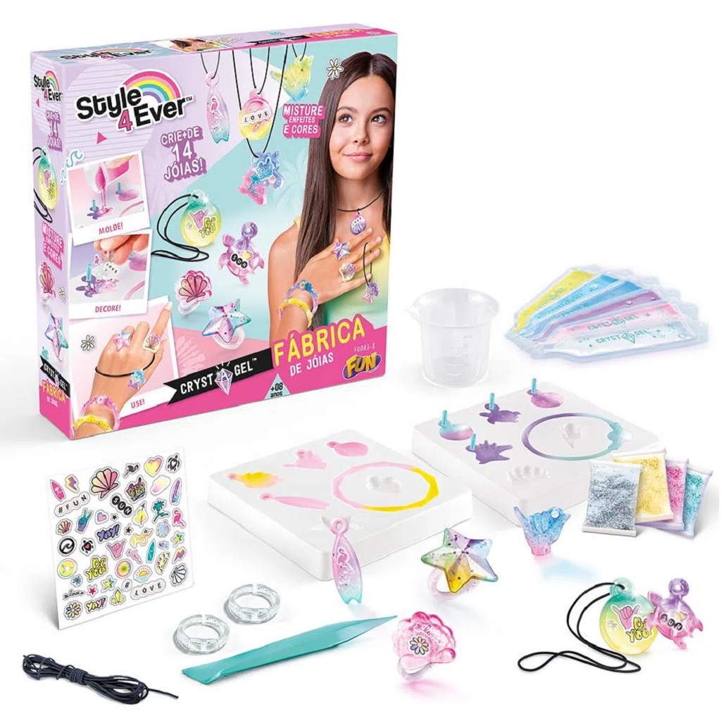 Fabrica De Joias Crystal Gel Charms Style 4 Ever F0083 – Fun Fabrica De Joias Crystal Gel Charms Style 4 Ever F0083 – Fun
