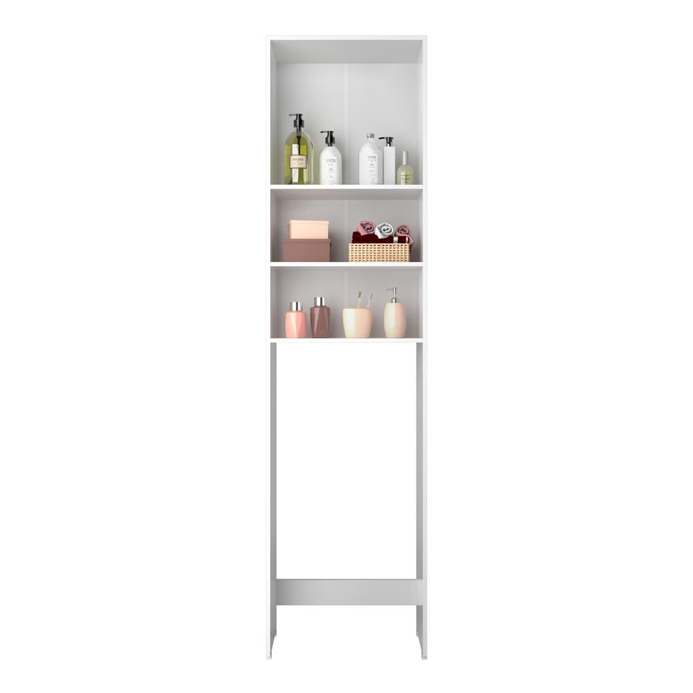 Armário de Banheiro para Vaso Sanitário Multimóveis com 2 portas FG2540 Branco Armário de Banheiro para Vaso Sanitário Multimóveis com 2 portas FG2540 Branco