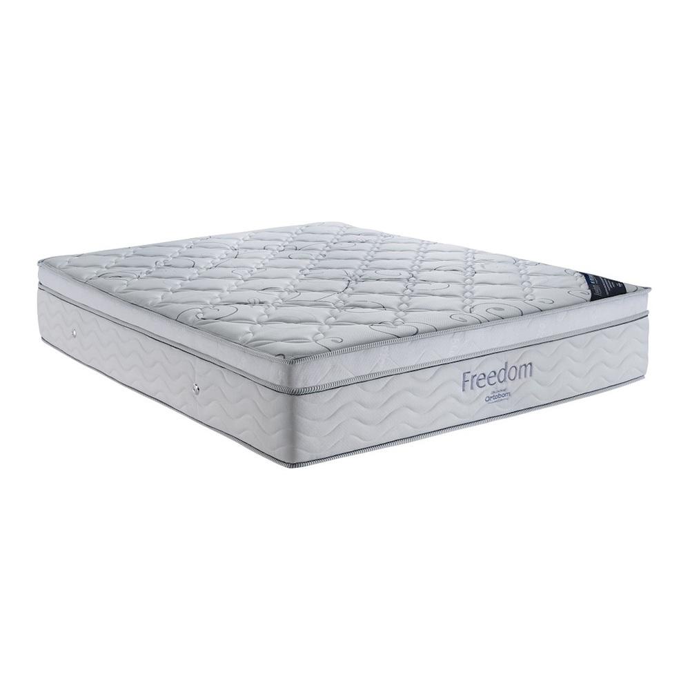 Colchão Freedom Queen (158x198x32) – Mola Superpocket, Pillow Top com Espuma Viscoelástica Ortobom Colchão Freedom Queen (158x198x32) – Mola Superpocket, Pillow Top com Espuma Viscoelástica Ortobom