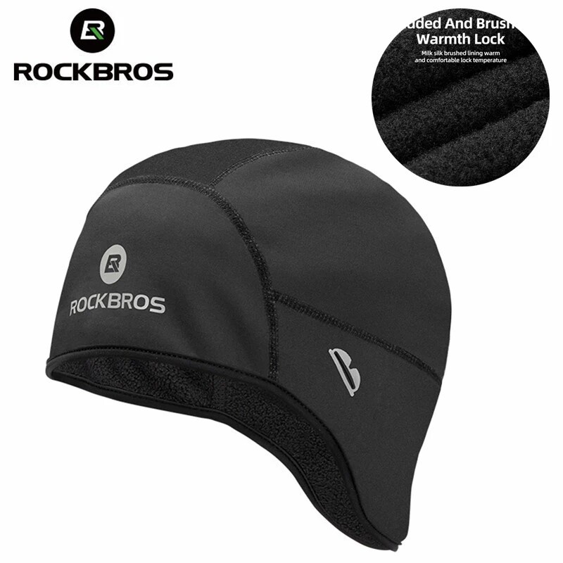 ROCKBROS Capa Quente De Ciclismo Boné Esportivo De Esqui Faixa De Cabeça À Prova De Vento De Bicicleta Masculino ROCKBROS Capa Quente De Ciclismo Boné Esportivo De Esqui Faixa De Cabeça À Prova De Vento De Bicicleta Masculino