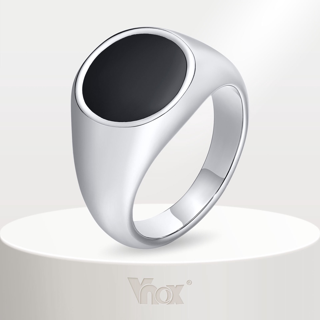 Vnox 13mm Anéis De Sinais Masculinos , Faixa De Aço Inoxidável Fingber Com Esmalte Redondo , Nunca Desbota Anel Punk Masculino À Prova D’água Vnox 13mm Anéis De Sinais Masculinos , Faixa De Aço Inoxidável Fingber Com Esmalte Redondo , Nunca Desbota Anel Punk Masculino À Prova D’água