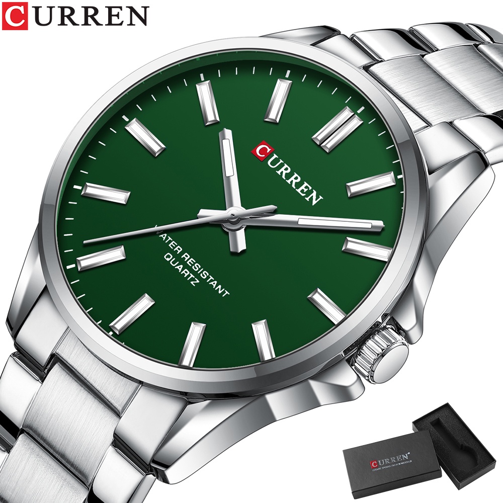 Marca Superior Relógio Masculino Original CURREN Moda Simples Casual Esportes Luminoso De Aço Inoxidável Quartzo Impermeável 9090 Com Caixa Marca Superior Relógio Masculino Original CURREN Moda Simples Casual Esportes Luminoso De Aço Inoxidável Quartzo Impermeável 9090 Com Caixa