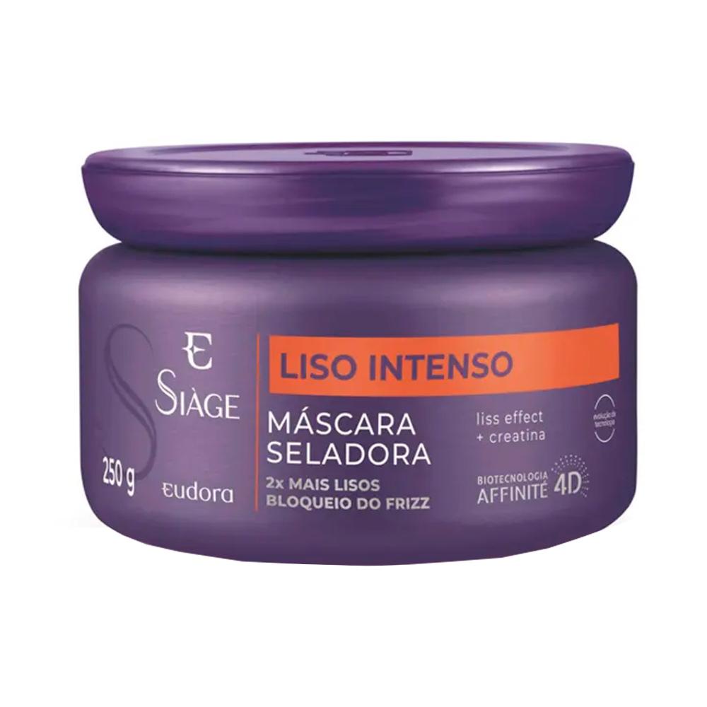 Eudora Siáge Liso Intenso 4D Máscara Antifrizz Seladora 250g Eudora Siáge Liso Intenso 4D Máscara Antifrizz Seladora 250g