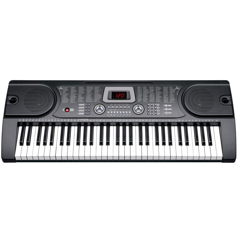 Teclado Eletrônico Display Led 255 Ritmos 255 Timbres com Microfone Teclado Eletrônico Display Led 255 Ritmos 255 Timbres com Microfone