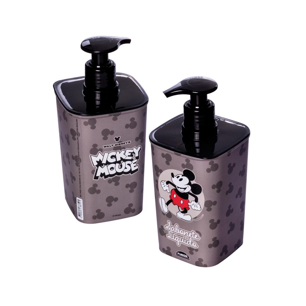 Porta Sabonete Líquido de Plástico 420 ml Classic Mickey Porta Sabonete Líquido de Plástico 420 ml Classic Mickey