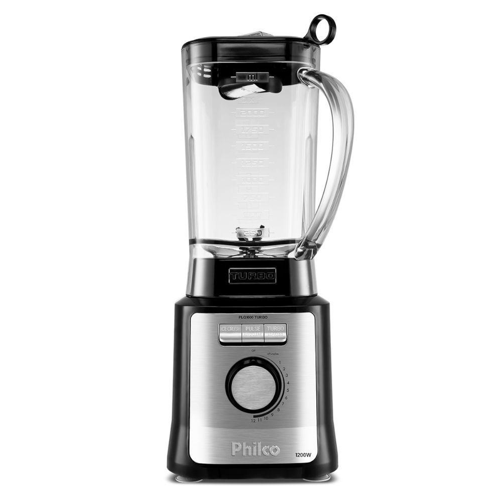 Liquidificador 12 Velocidades Pulsar PLQ1600P Philco Liquidificador 12 Velocidades Pulsar PLQ1600P Philco