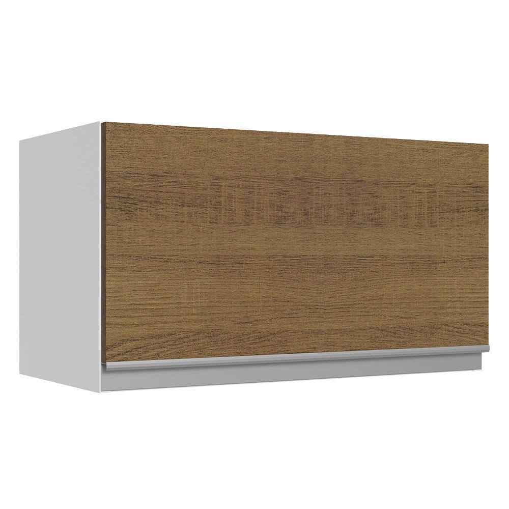 Armário De Cozinha Aéreo 100% MDF 60 cm 1 Porta Basculante Branco Brilho Acordes Madesa Armário De Cozinha Aéreo 100% MDF 60 cm 1 Porta Basculante Branco Brilho Acordes Madesa