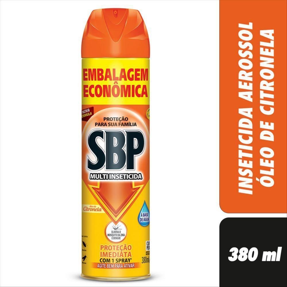 Inseticida Aerosol Sbp 380Ml Citronela Embalagem Economica Inseticida Aerosol Sbp 380Ml Citronela Embalagem Economica