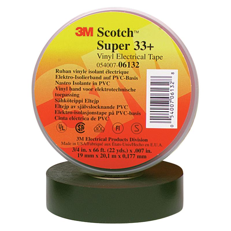 Fita Isolante 33+ Scotch 20 Metros 3M Fita Isolante 33+ Scotch 20 Metros 3M