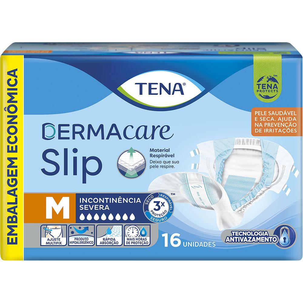 Fralda Geriátrica Tena Dermacare Slip Ultra M com 16 unidades Fralda Geriátrica Tena Dermacare Slip Ultra M com 16 unidades