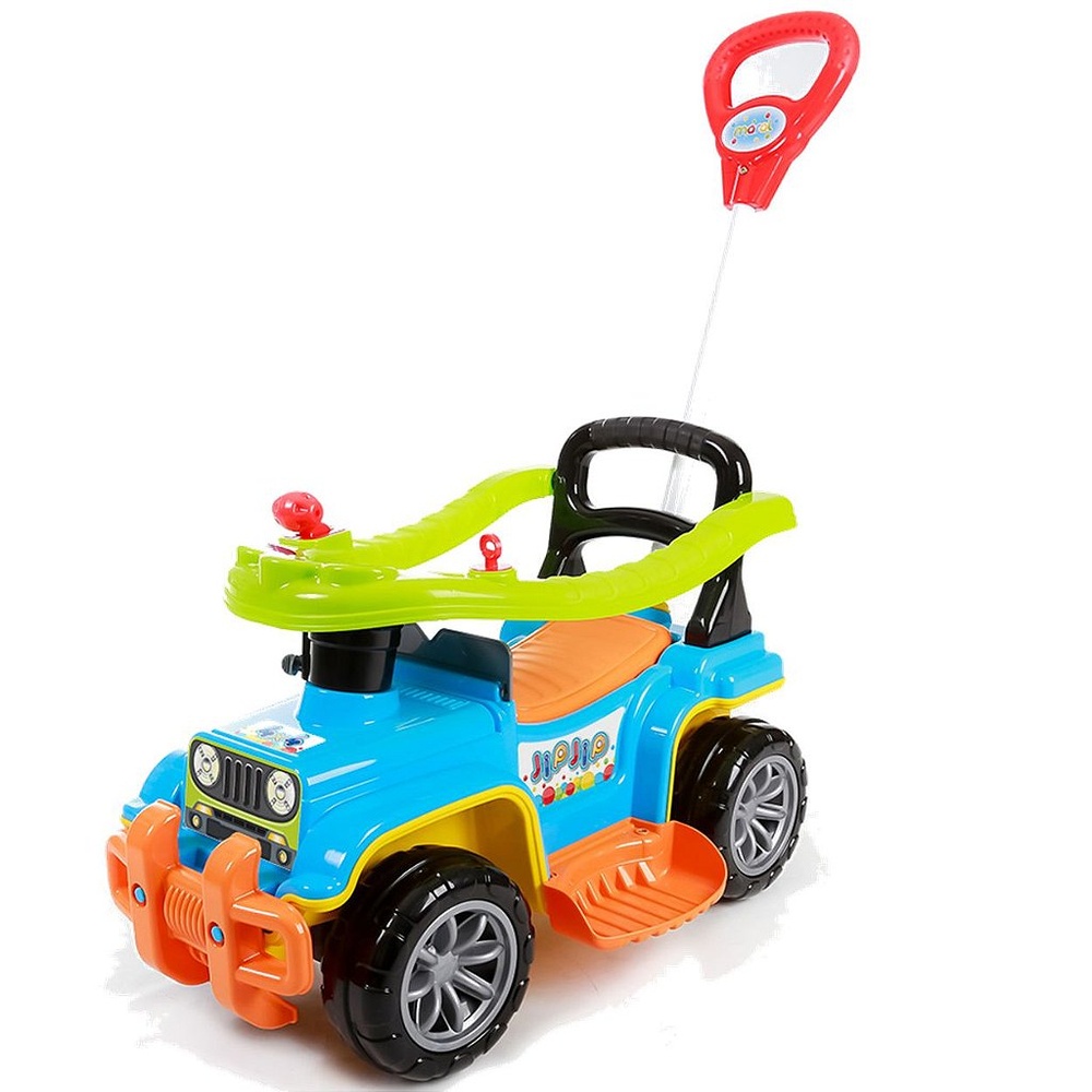 Carrinho de Passeio com Empurrador Maral Jip Jip Colorido 9m Carrinho de Passeio com Empurrador Maral Jip Jip Colorido 9m