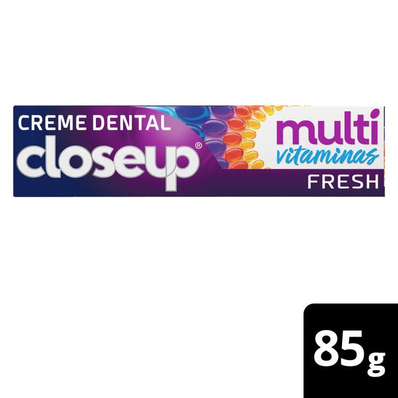 Creme Dental Closeup Multivitaminas +12 Benefícios Fresh 85g Creme Dental Closeup Multivitaminas +12 Benefícios Fresh 85g
