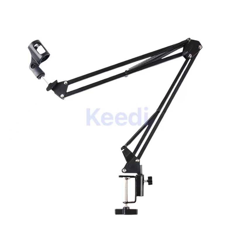 Braço Articulado Suporte Microfone Profissional Mesa Podcast Braço Articulado Suporte Microfone Profissional Mesa Podcast