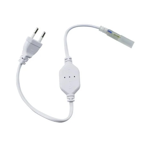 Plug Fita Led Branco 2P 110/220V Rabicho 430mm Gaya Plug Fita Led Branco 2P 110/220V Rabicho 430mm Gaya