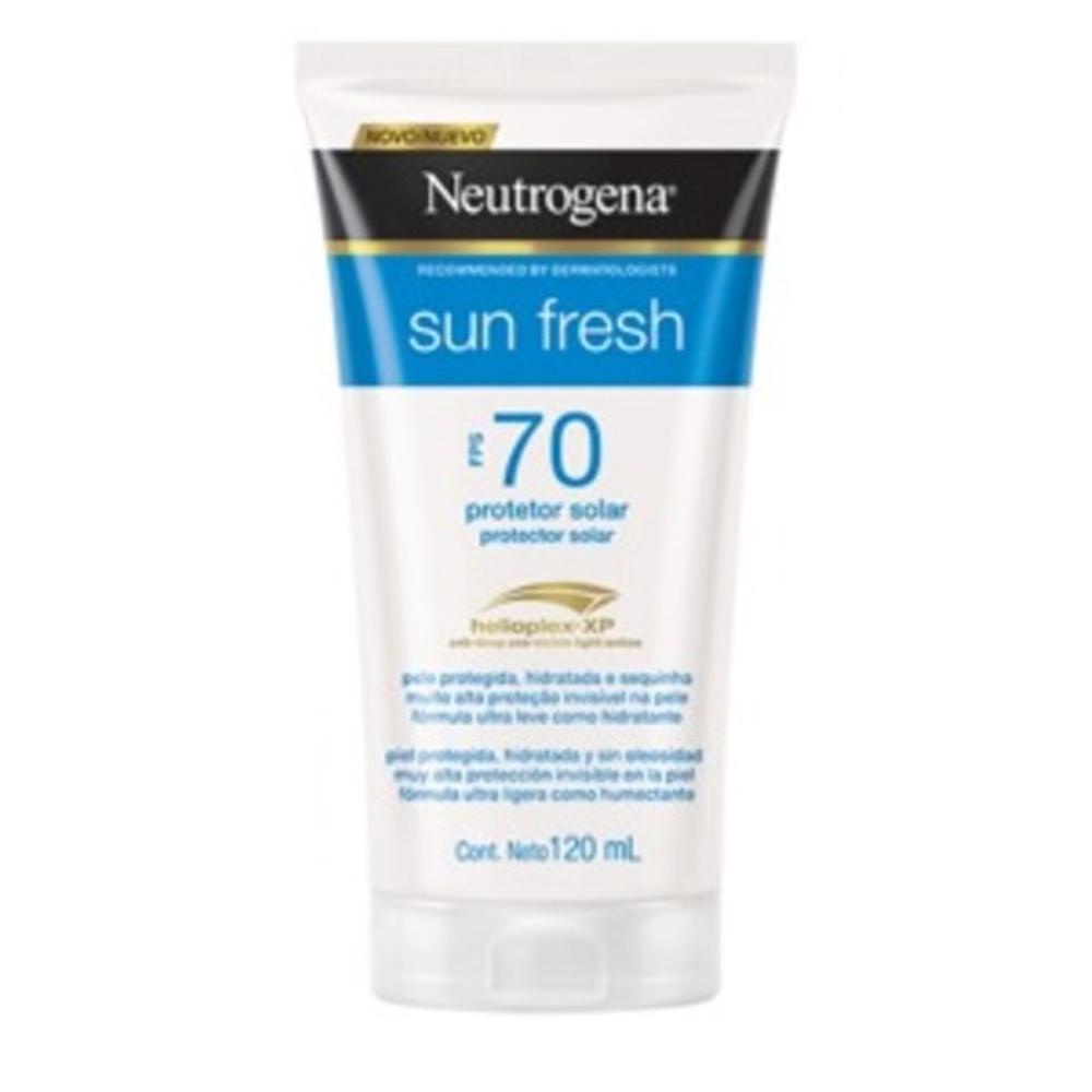 Protetor Solar Neutrogena Sun Fresh FPS 70 120mL Protetor Solar Neutrogena Sun Fresh FPS 70 120mL