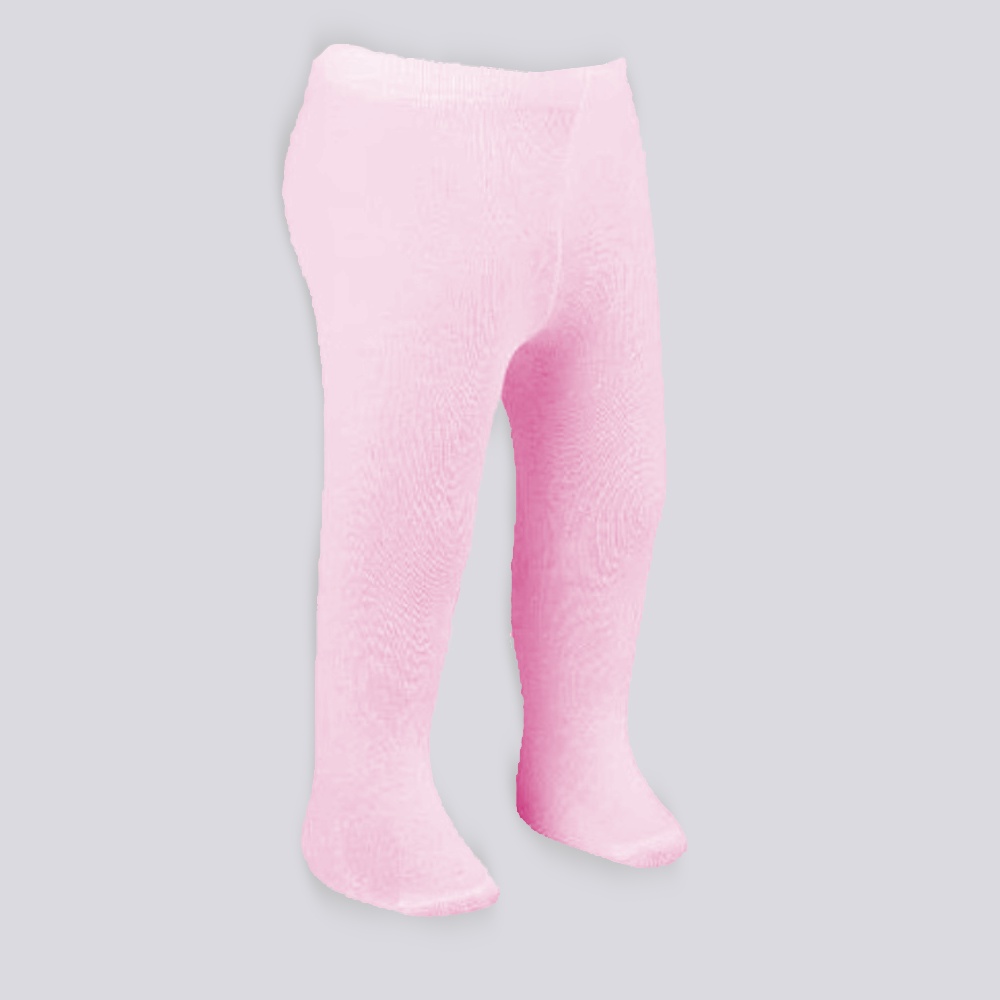 Meia Calça Infantil Menina Bebê Rosa Lisa Meia Calça Infantil Menina Bebê Rosa Lisa