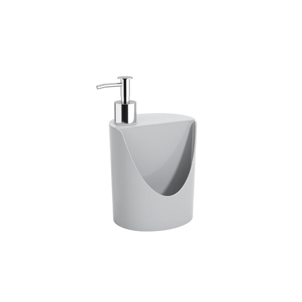 Dispenser R&J Coza Basic 12 x 10,5 x 18 cm 600 ml Cinza Frio Dispenser R&J Coza Basic 12 x 10,5 x 18 cm 600 ml Cinza Frio