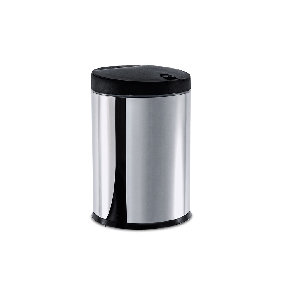 Lixeira Em Aço Inox Com Tampa Brinox Press – 4 Litros Preto Lixeira Em Aço Inox Com Tampa Brinox Press – 4 Litros Preto