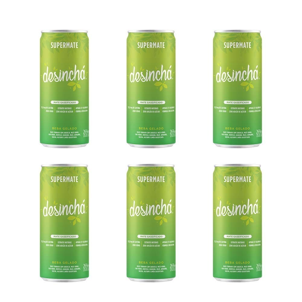 Desinchá Supermate Lata – Pack com 06 unidades Desinchá Supermate Lata – Pack com 06 unidades