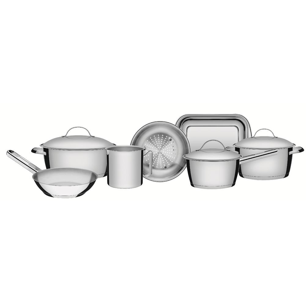 Jogo De Panelas 7 Peças Allegra Aço Inox Tramontina Jogo De Panelas 7 Peças Allegra Aço Inox Tramontina
