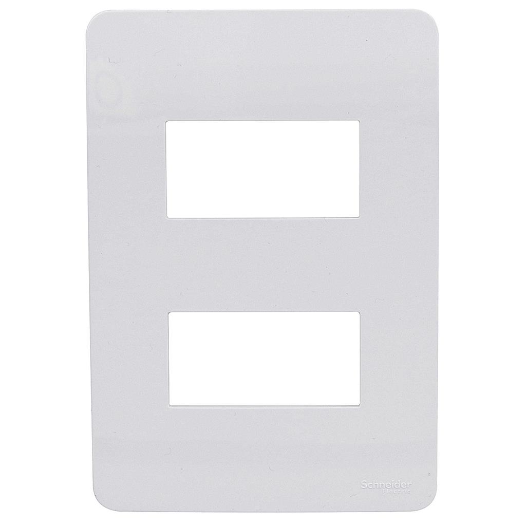 Placa 4×2 2 Postos Branca S730121004 Schneider Placa 4×2 2 Postos Branca S730121004 Schneider