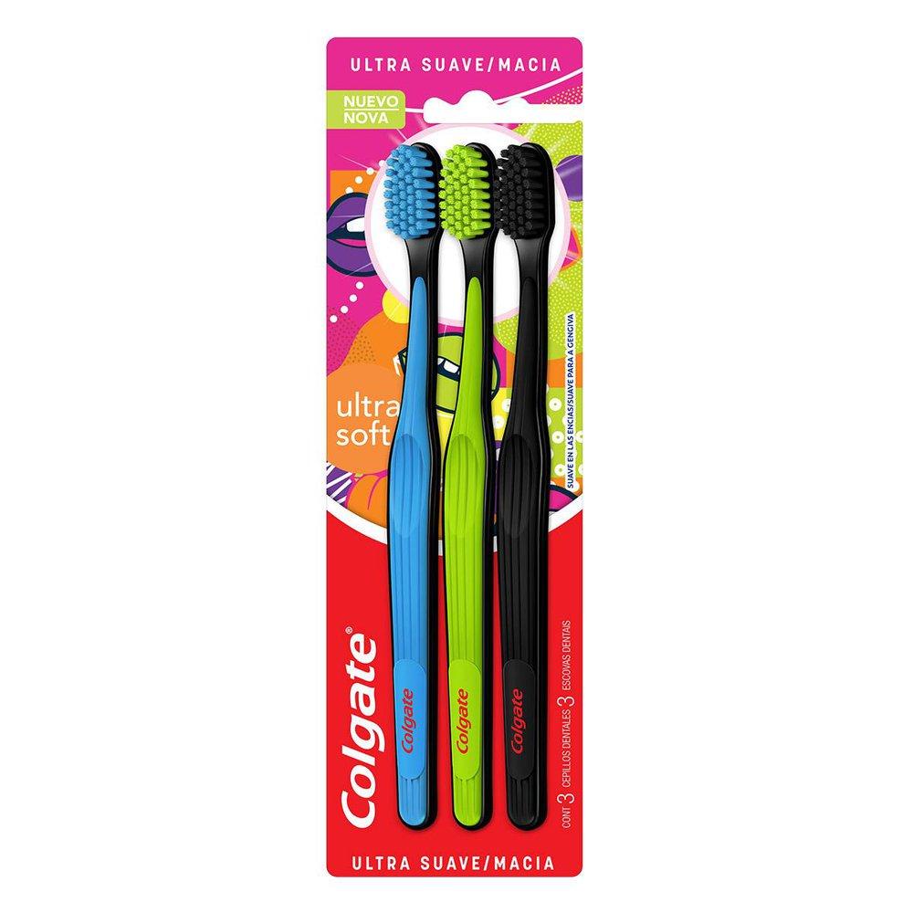Escova Dental Colgate Ultra Soft com 3 unidades Escova Dental Colgate Ultra Soft com 3 unidades