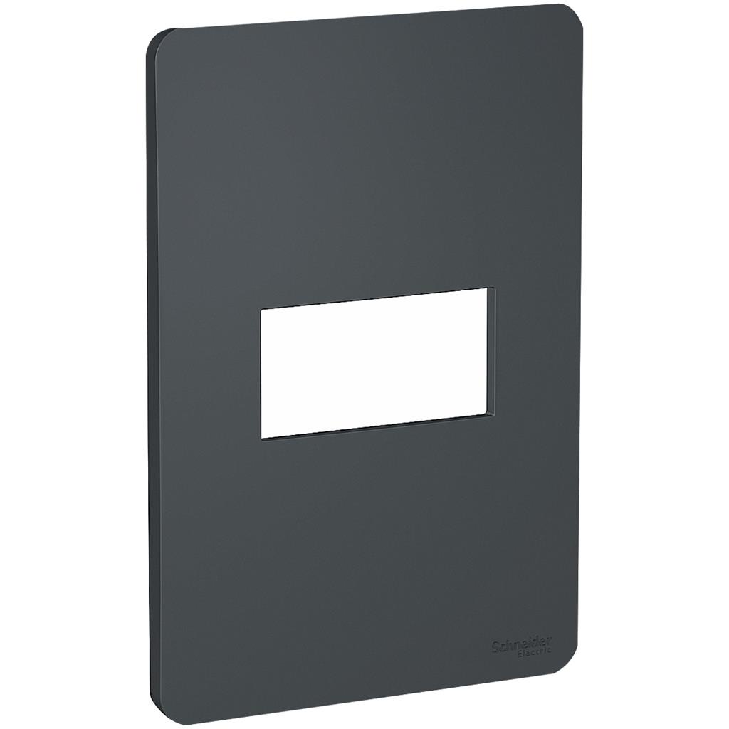 Placa 4×2 1 Posto Horizontal Stellar Black Schneider Placa 4×2 1 Posto Horizontal Stellar Black Schneider