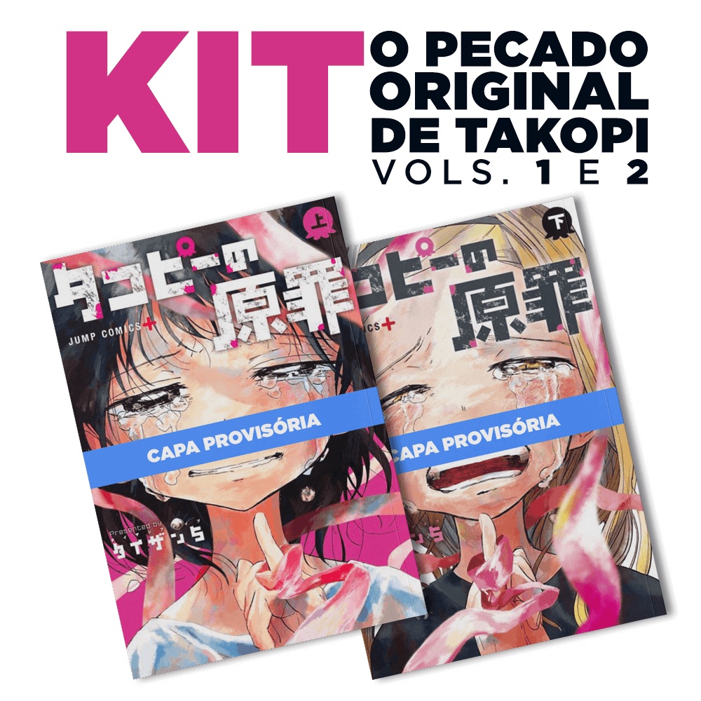 Mangás – Kit O Pecado Original de Takopi Vols. 1 e 2 Mangás – Kit O Pecado Original de Takopi Vols. 1 e 2