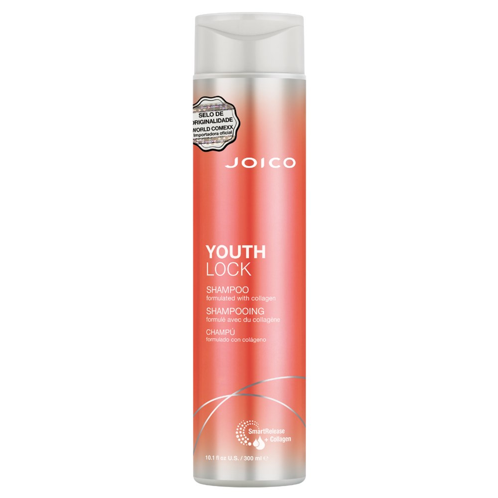 Shampoo Joico Youthlock Para Cabelos Fragilizados 300ml Shampoo Joico Youthlock Para Cabelos Fragilizados 300ml