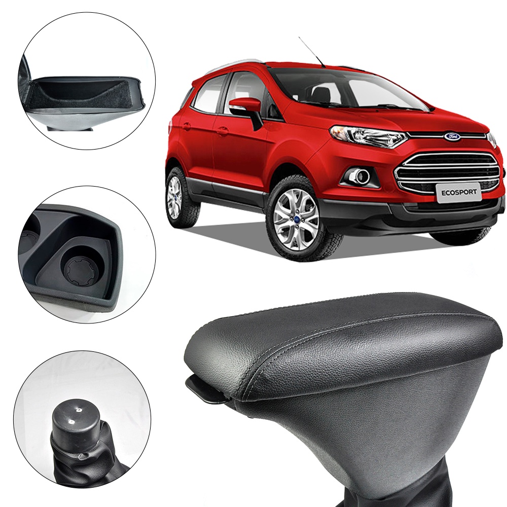 Apoio De Braço Encosto Ecosport G3 2013/2021 Couro Preto Apoio De Braço Encosto Ecosport G3 2013/2021 Couro Preto